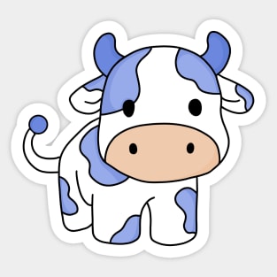 blueberry cow Sticker